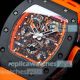 Swiss Replica Richard Mille RM011-FM Men's Orange Storm Watch (4)_th.jpg